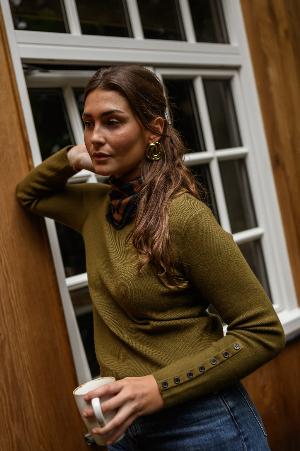 Golden Philo Earrings