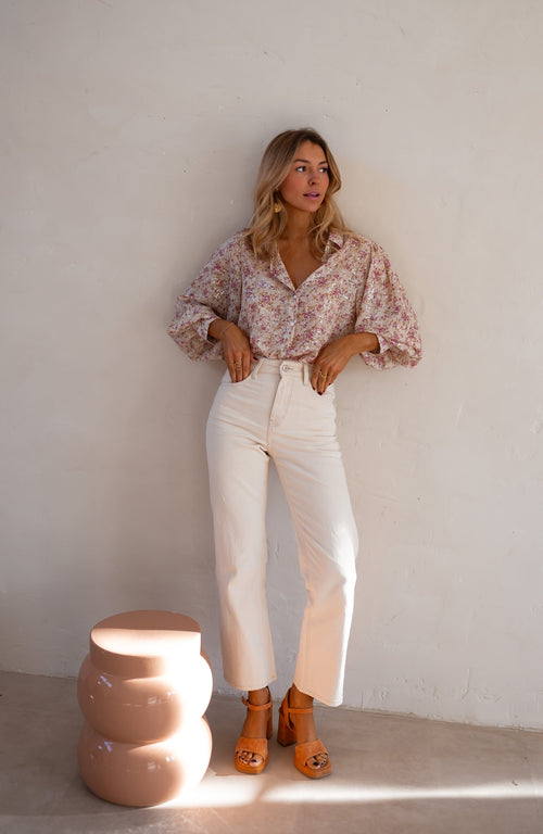 Beige Solan Jeans
