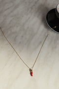 Golden Chili Necklace