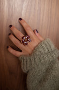 Brown Lipa Ring