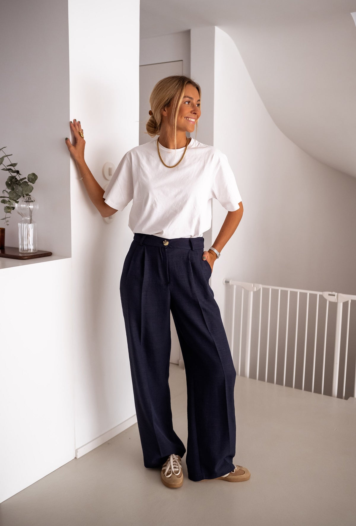 Blue Thaly Pants