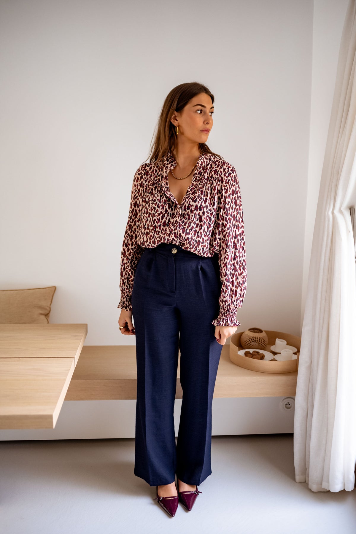 Blue Thaly Pants