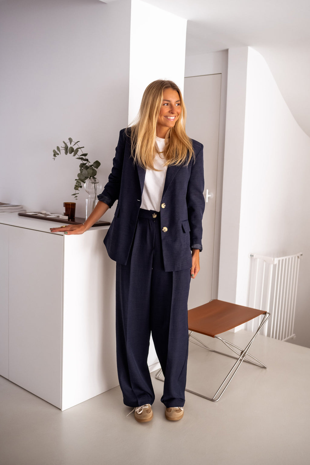 Blue Thaly Pants