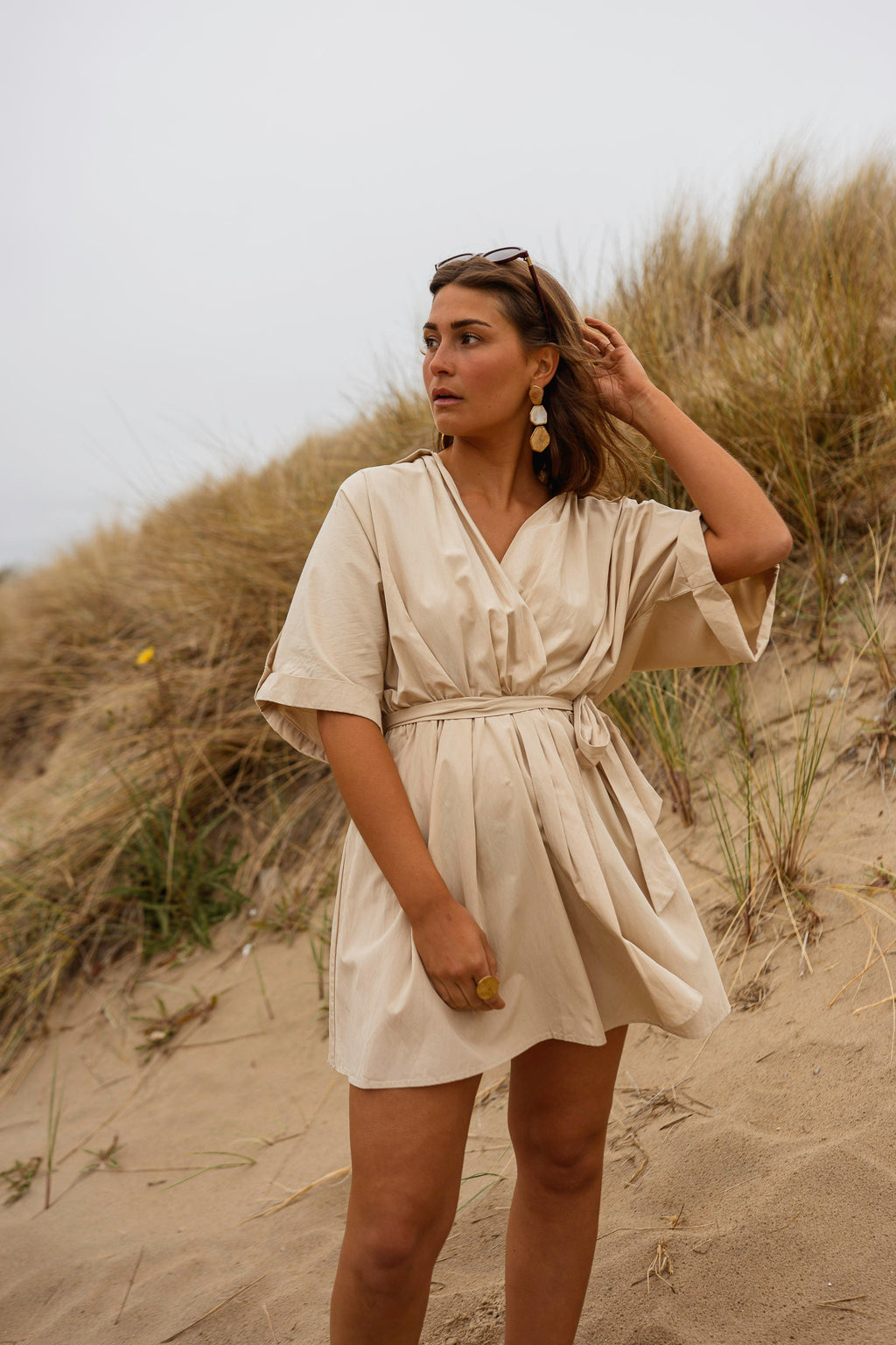 Beige Nellie Dress