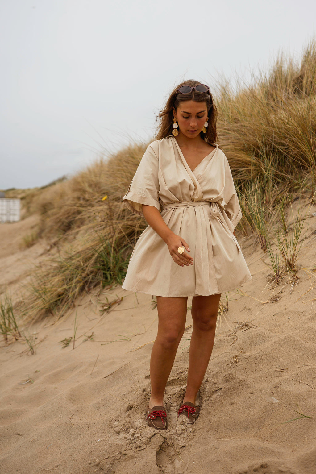 Beige Nellie Dress