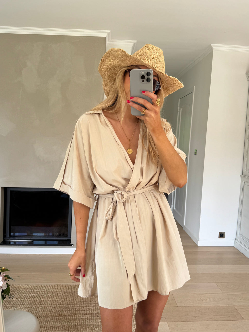 Beige Nellie Dress