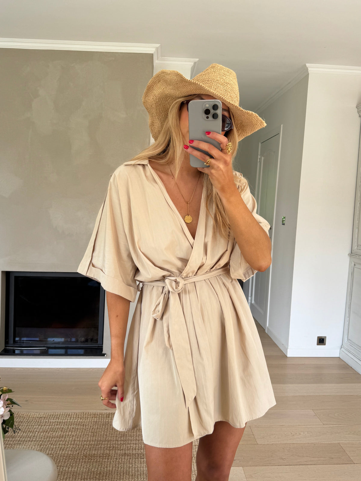 Beige Nellie Dress