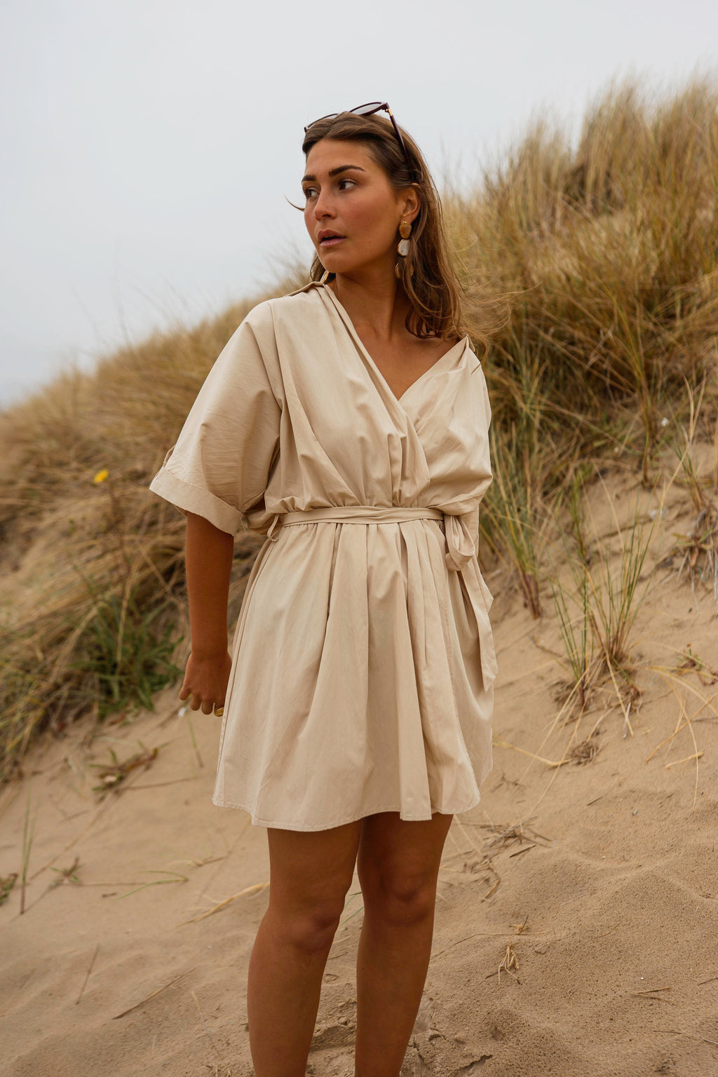 Beige Nellie Dress
