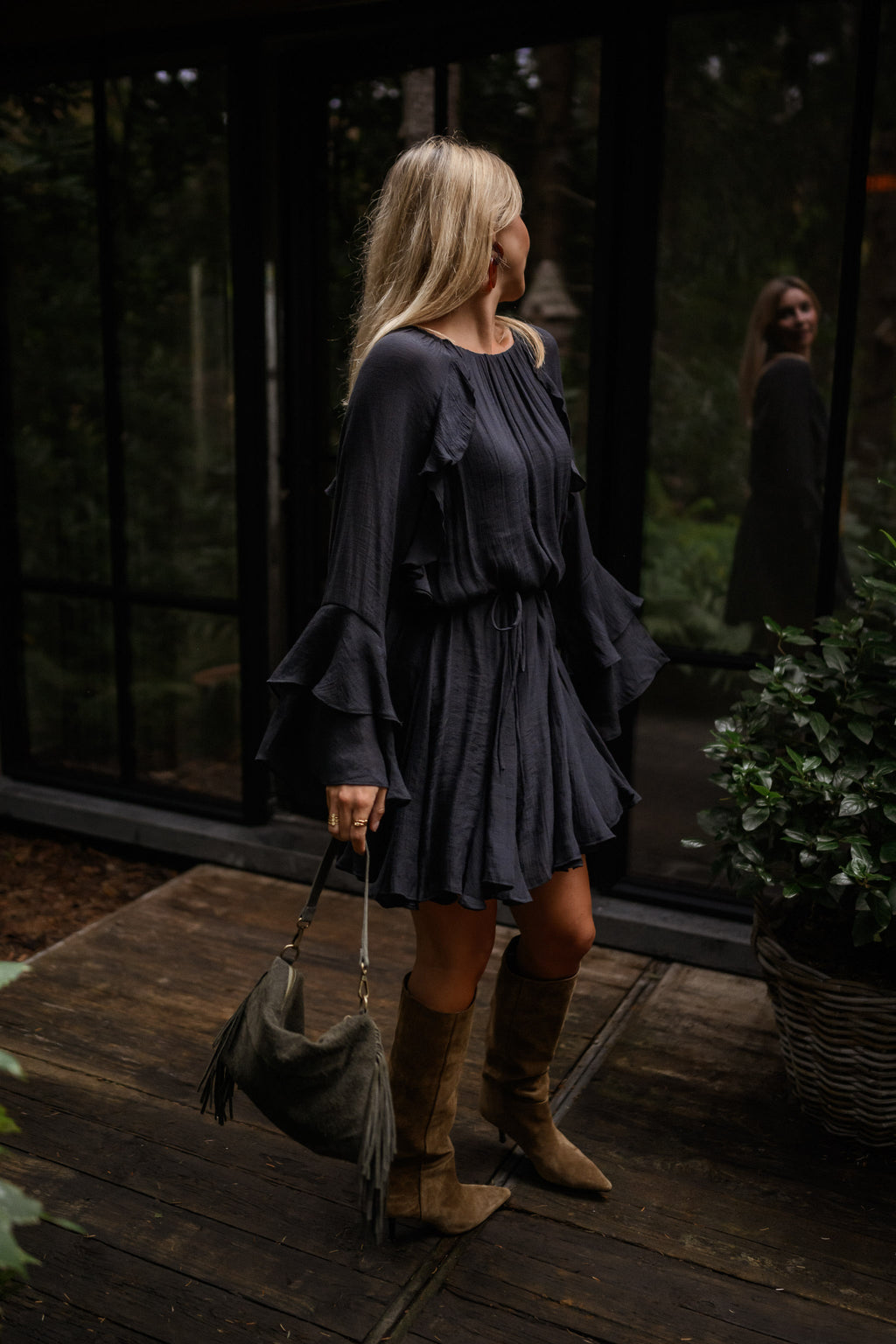 Black Audrina Dress