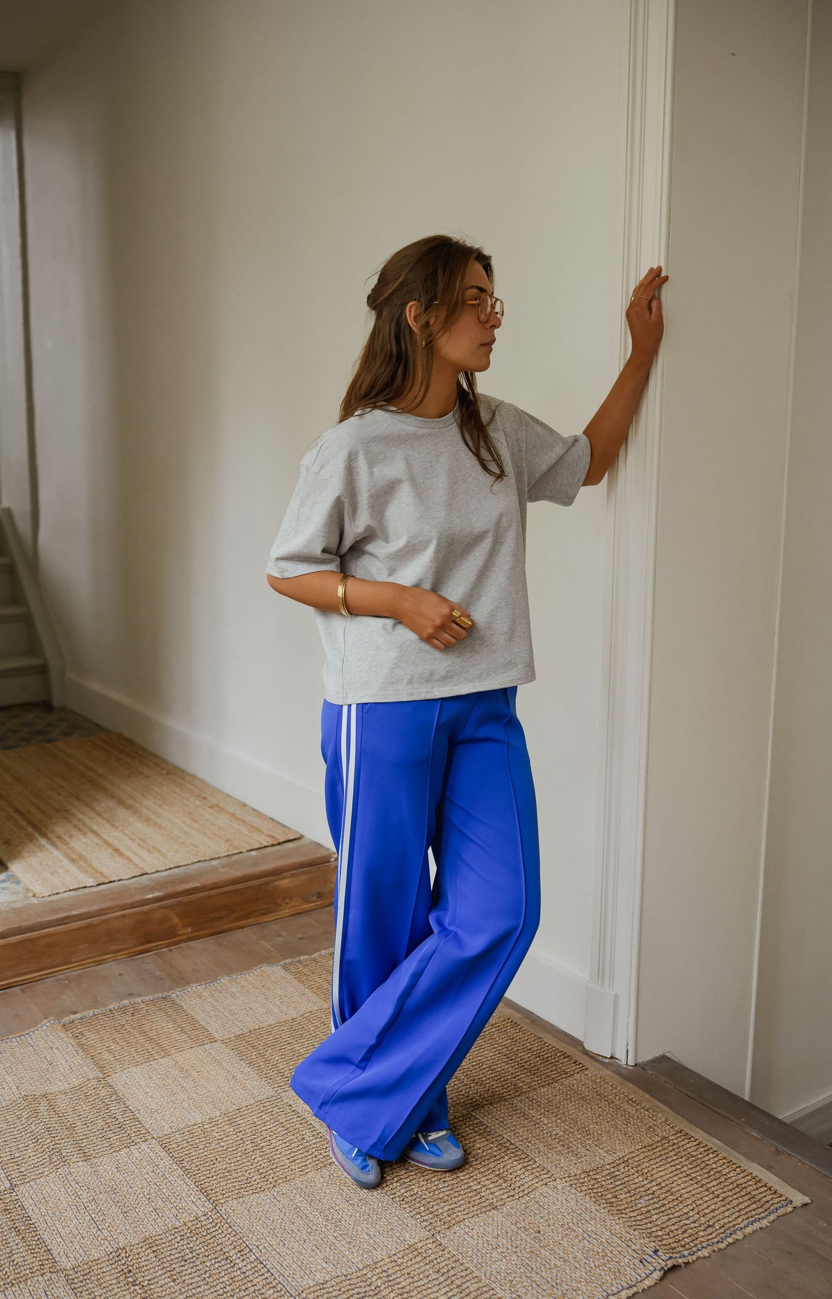 Blue Waty Pants