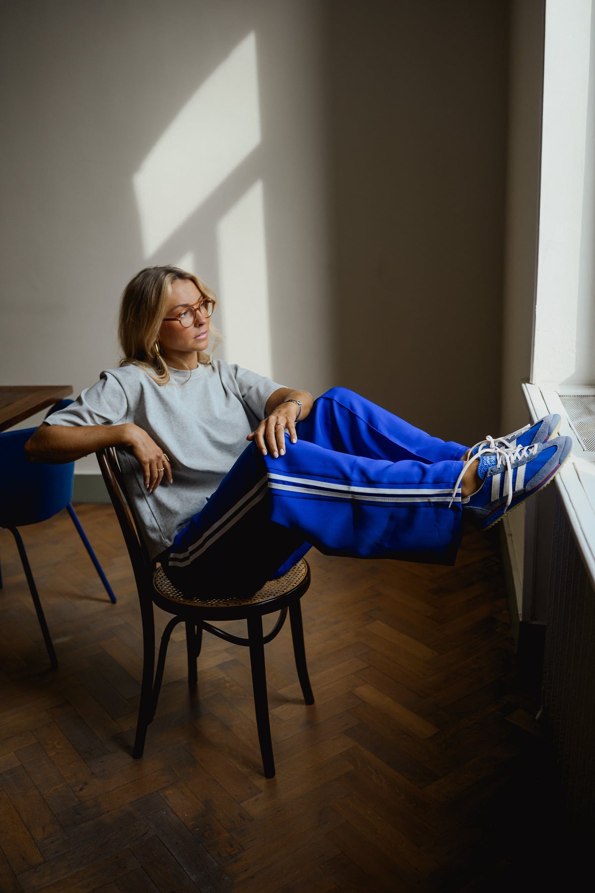 Blue Waty Pants