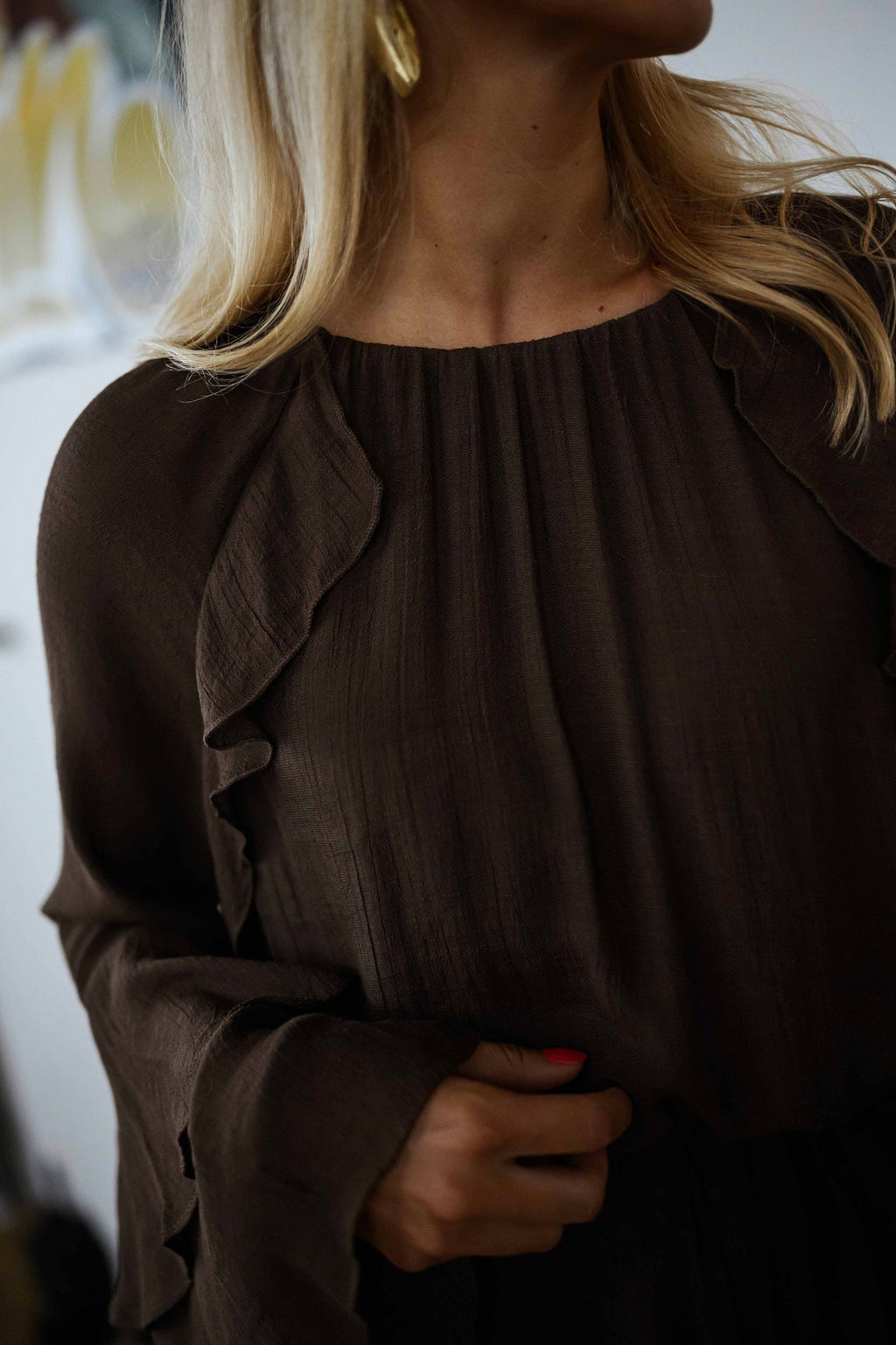 Chocolate Audrina Dress