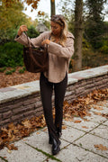 Chocolate Janice Leggings