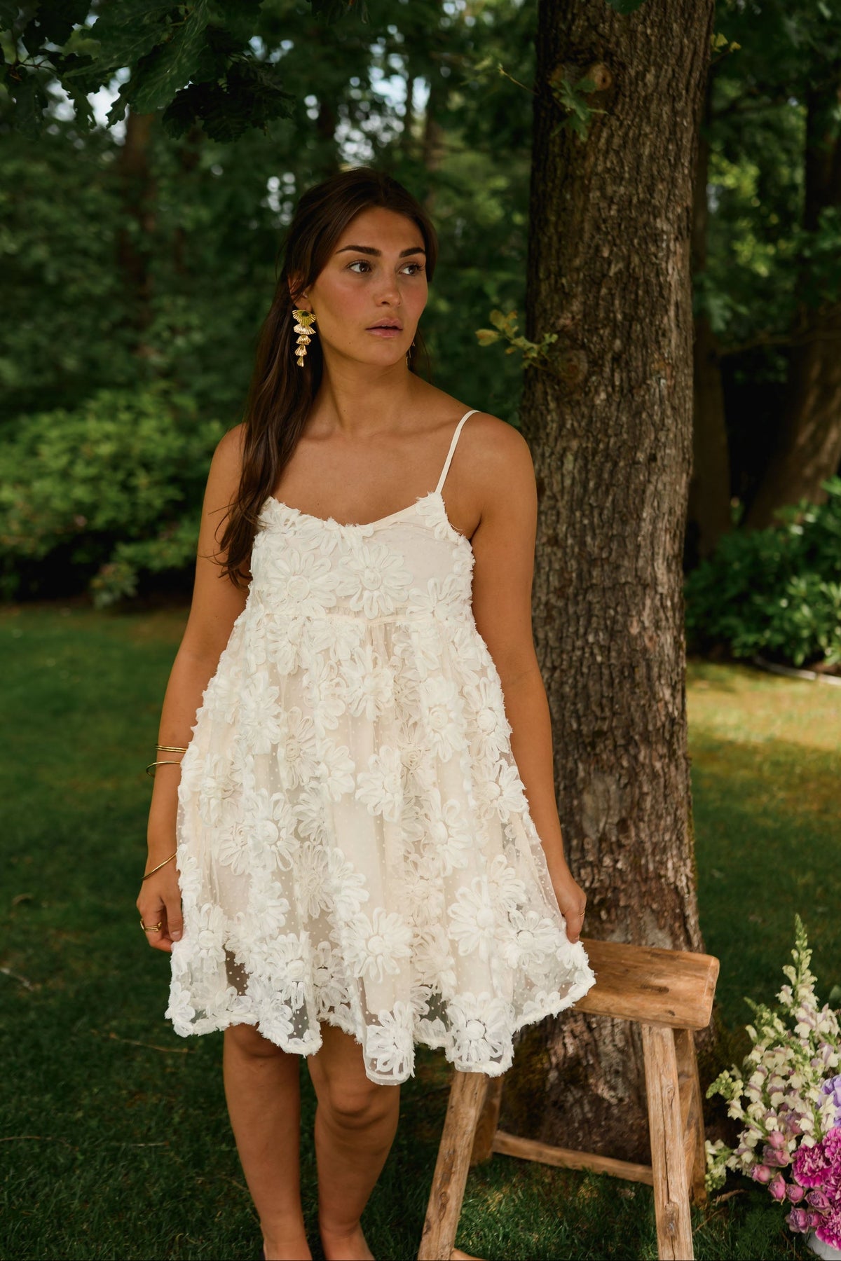 Ecru Floria Dress