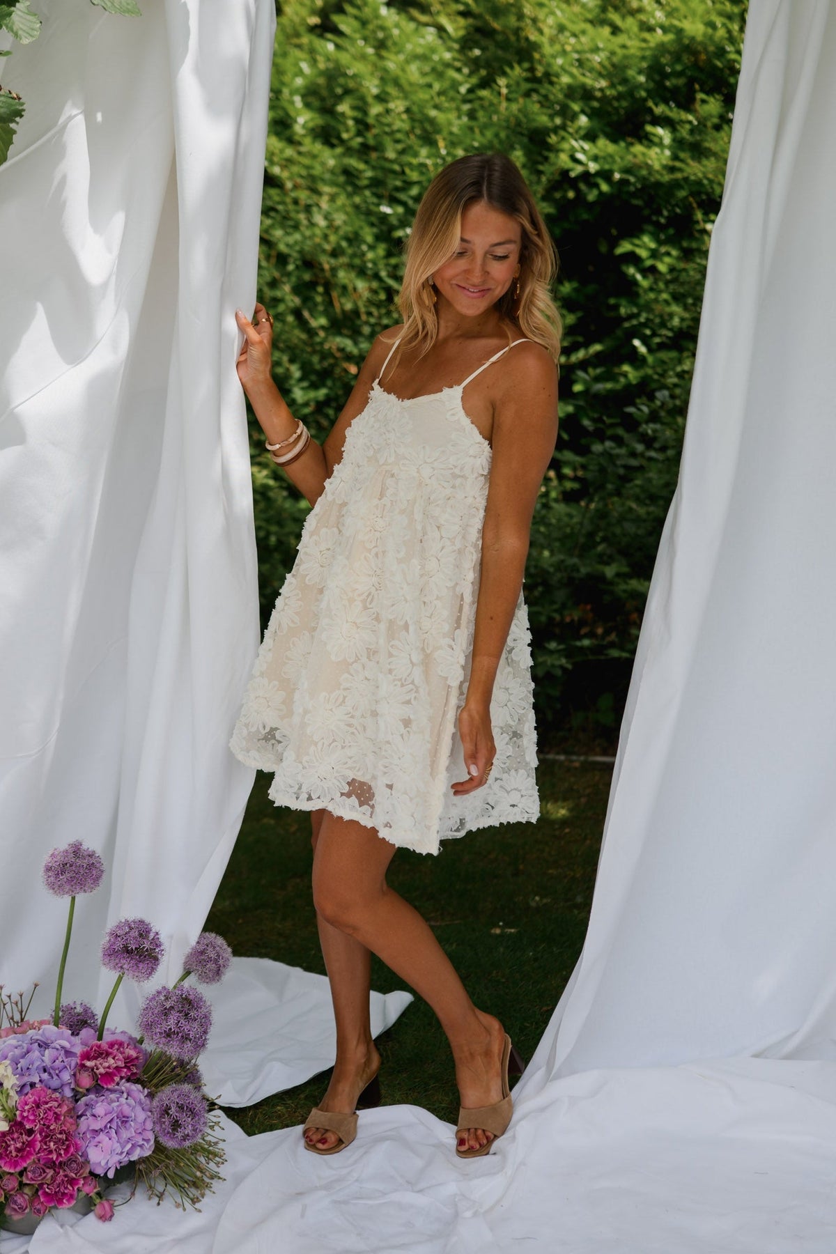 Ecru Floria Dress