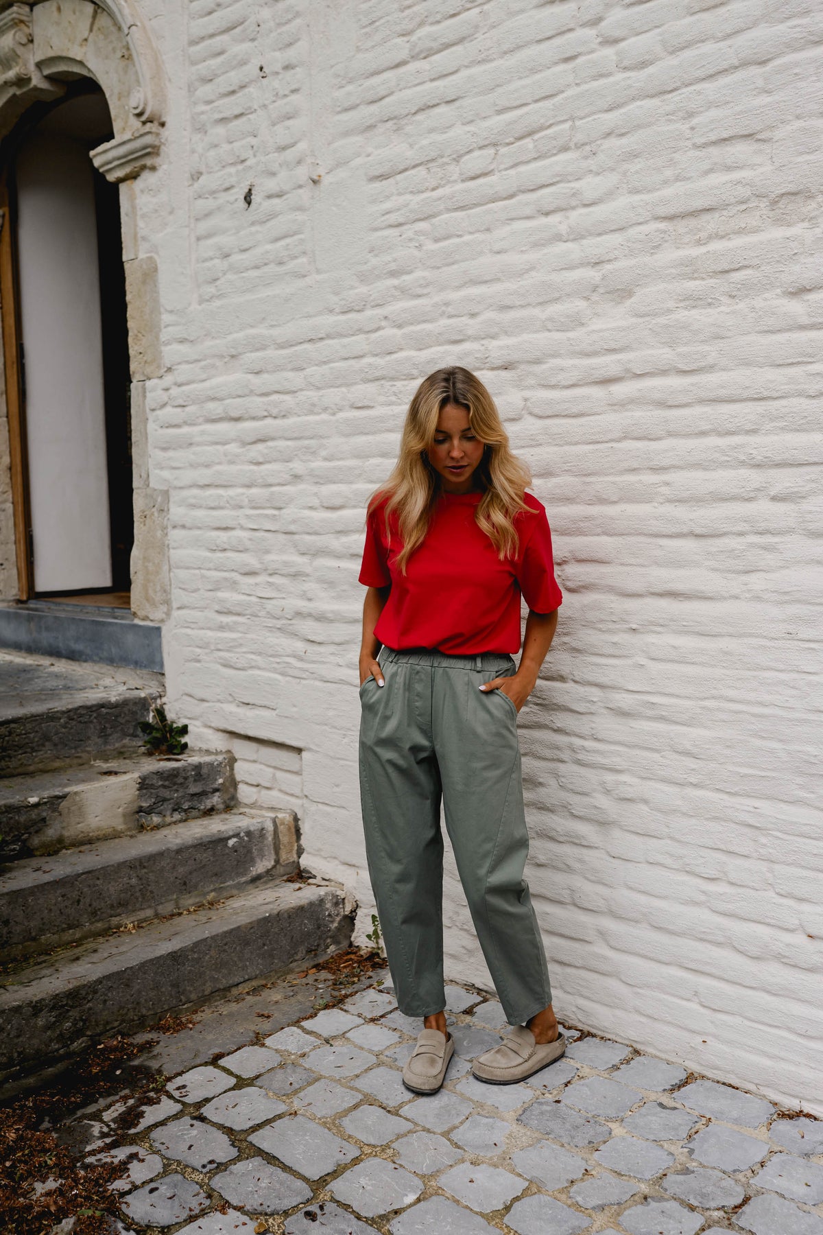 Khaki Edgard Pants