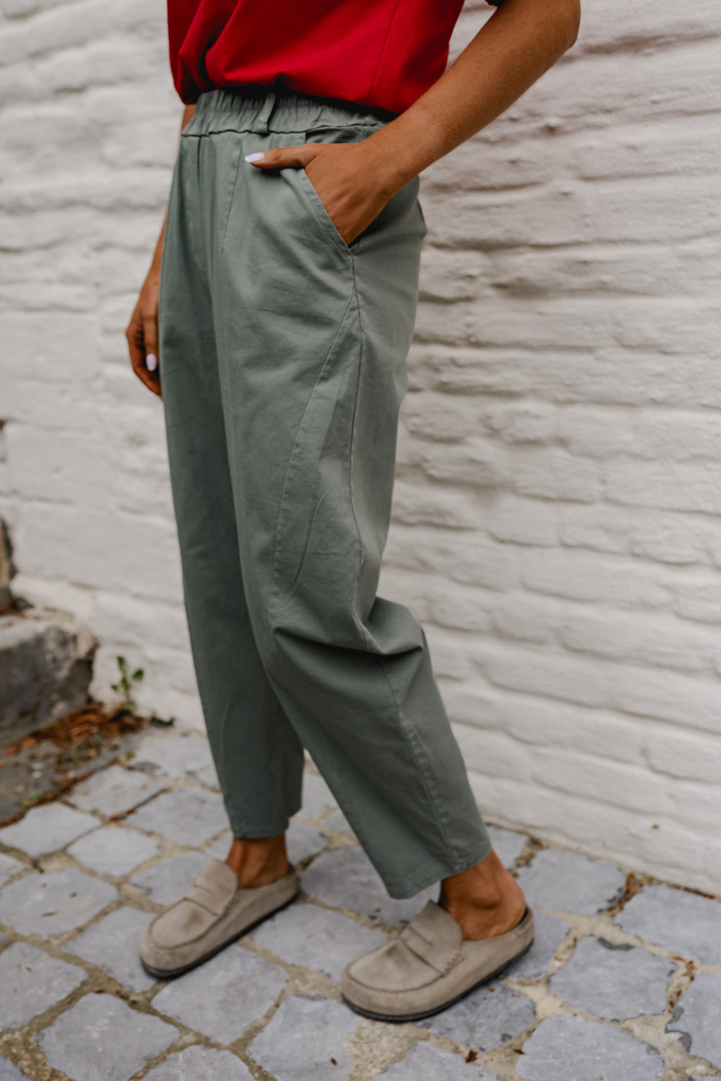 Khaki Edgard Pants