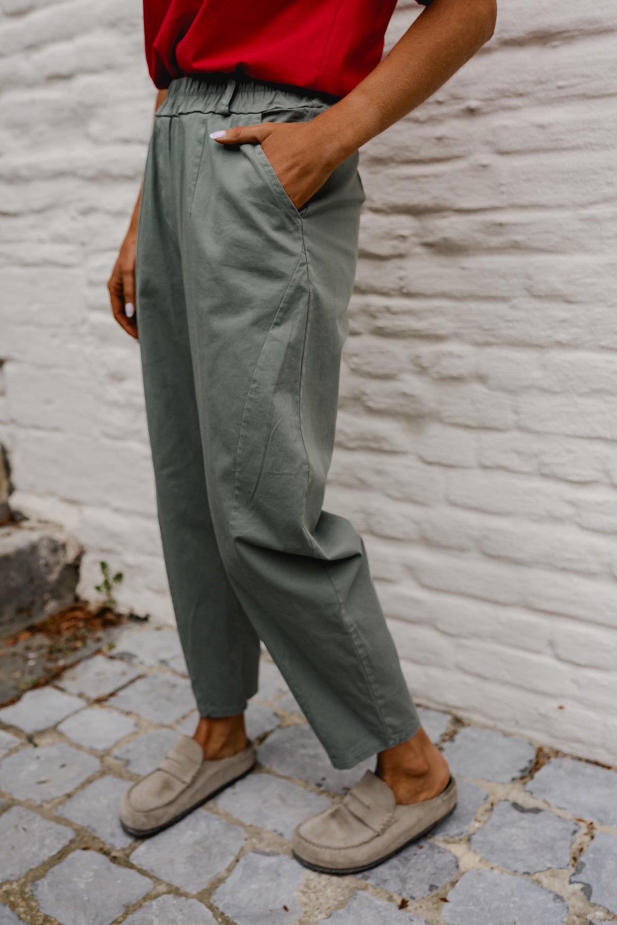 Khaki Edgard Pants