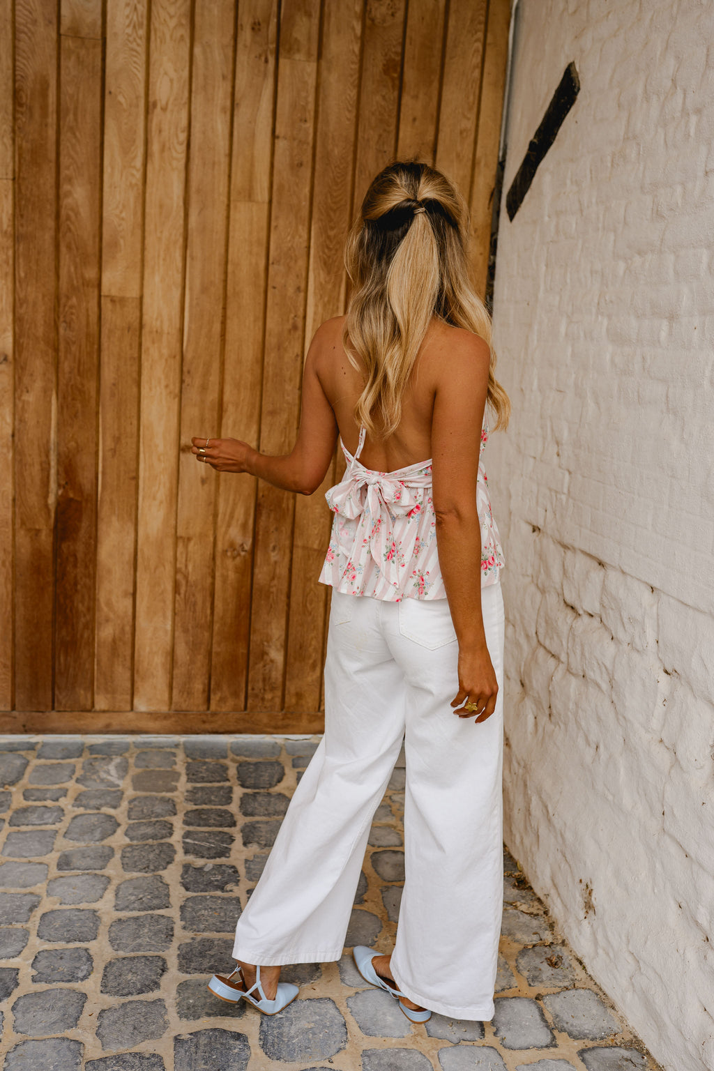 Pink Floral Nonoh Top