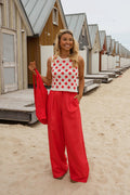 Red Levi Pants