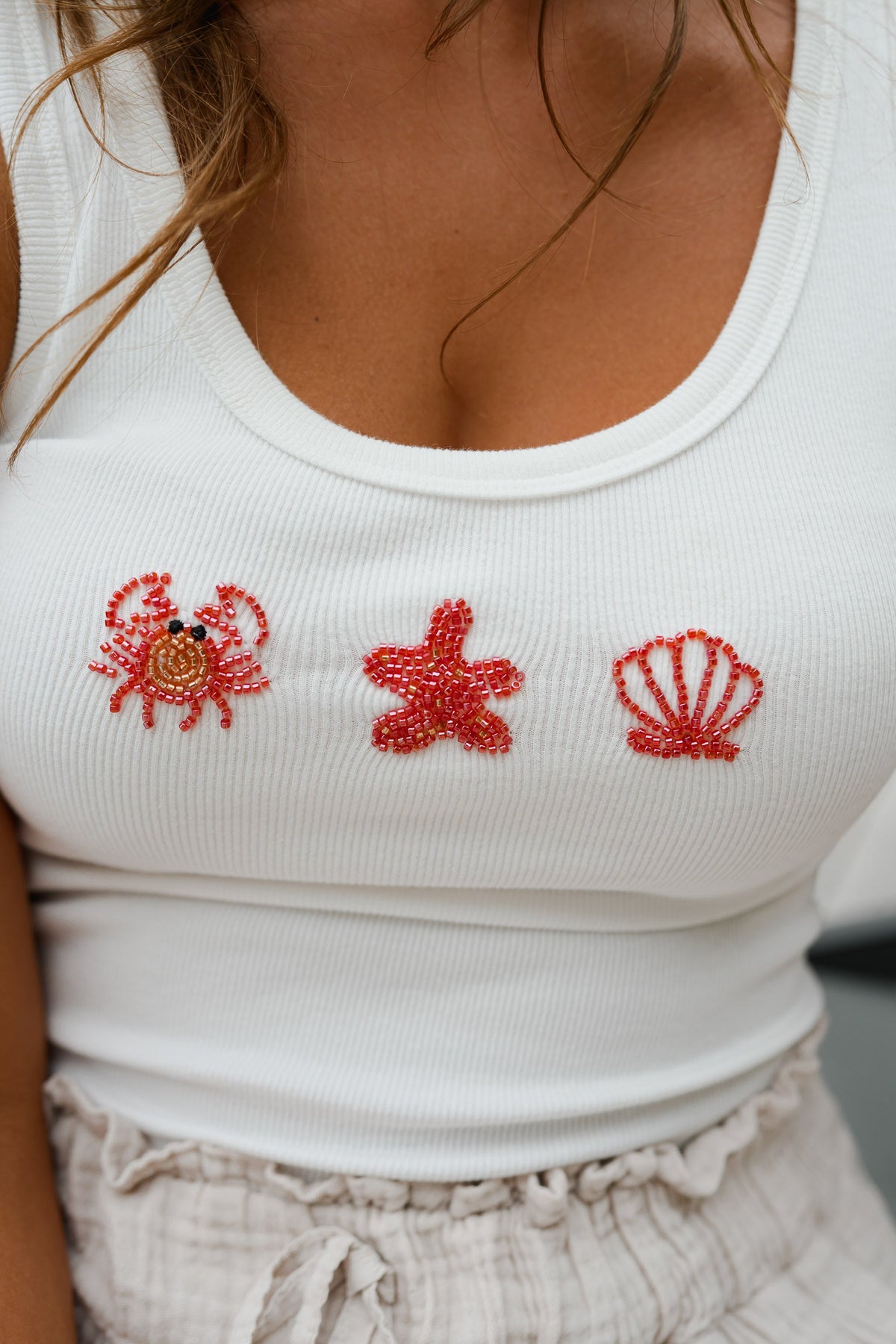 White Crustaceans Top