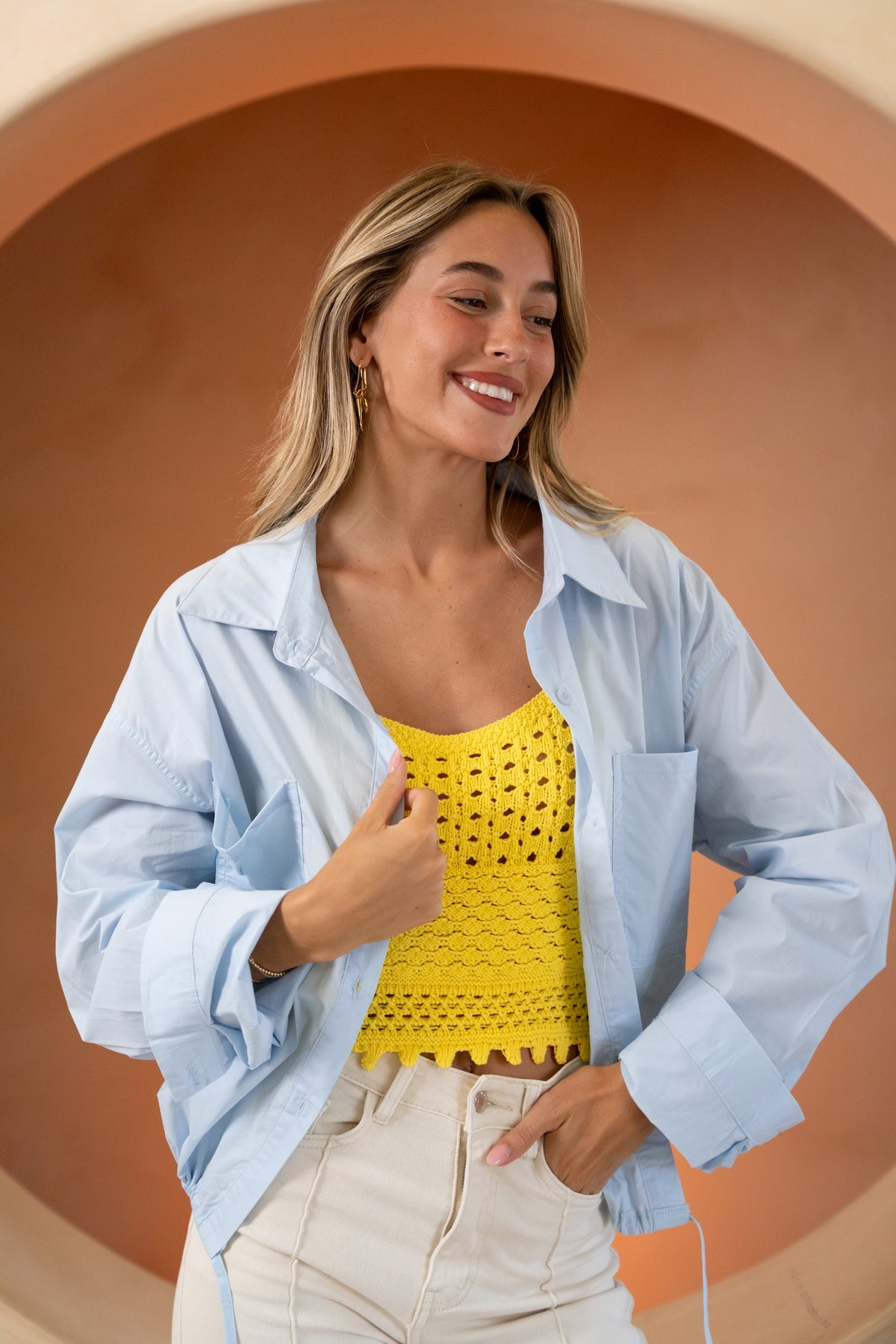 Yellow Duffy Top