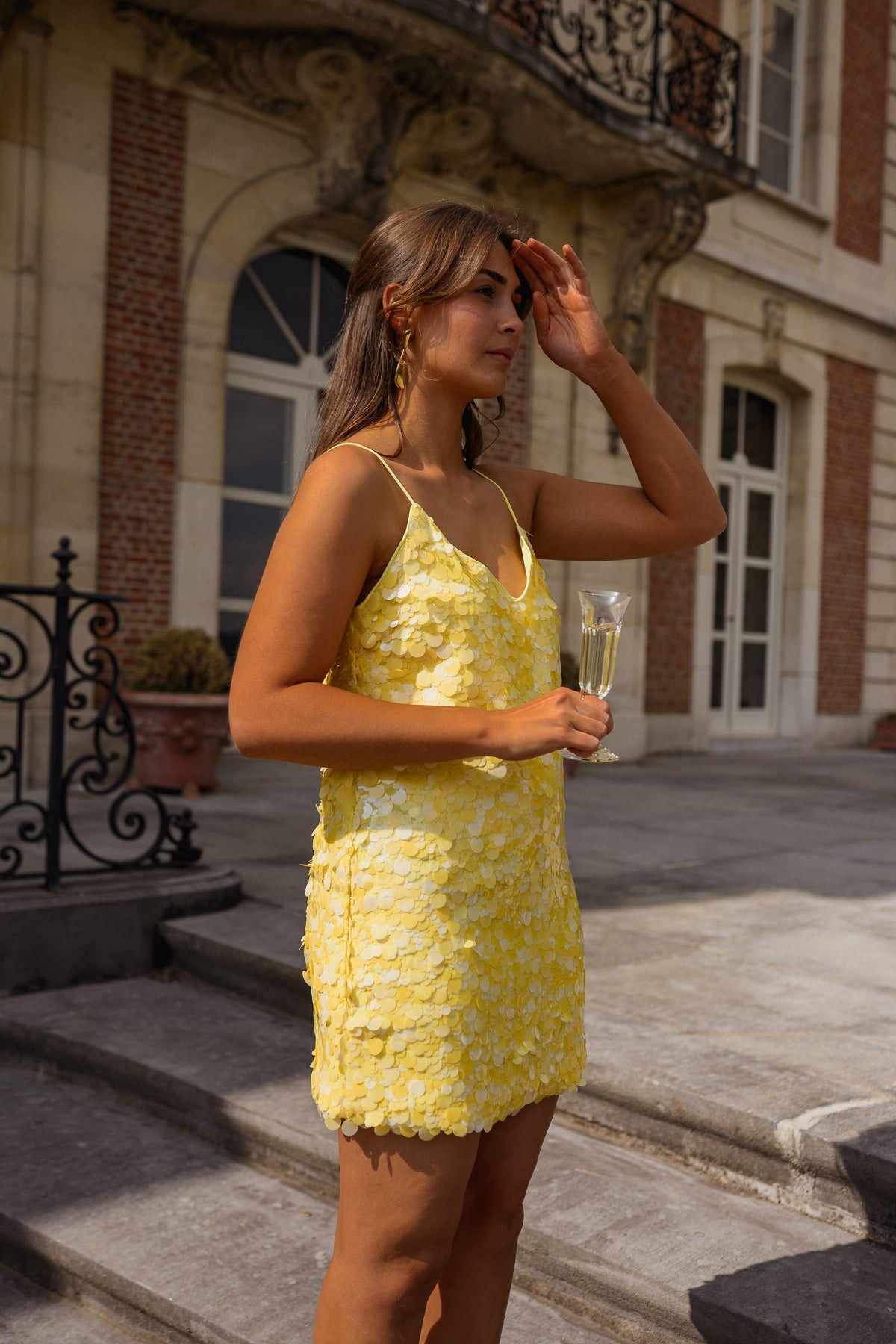 Yellow Sequin Amarillo Dress